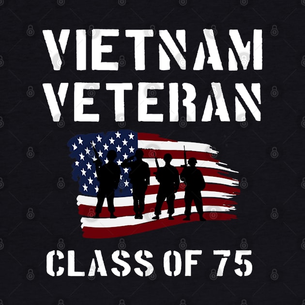 Vietnam Veteran Class of 75 by Dirty Custard Designs 